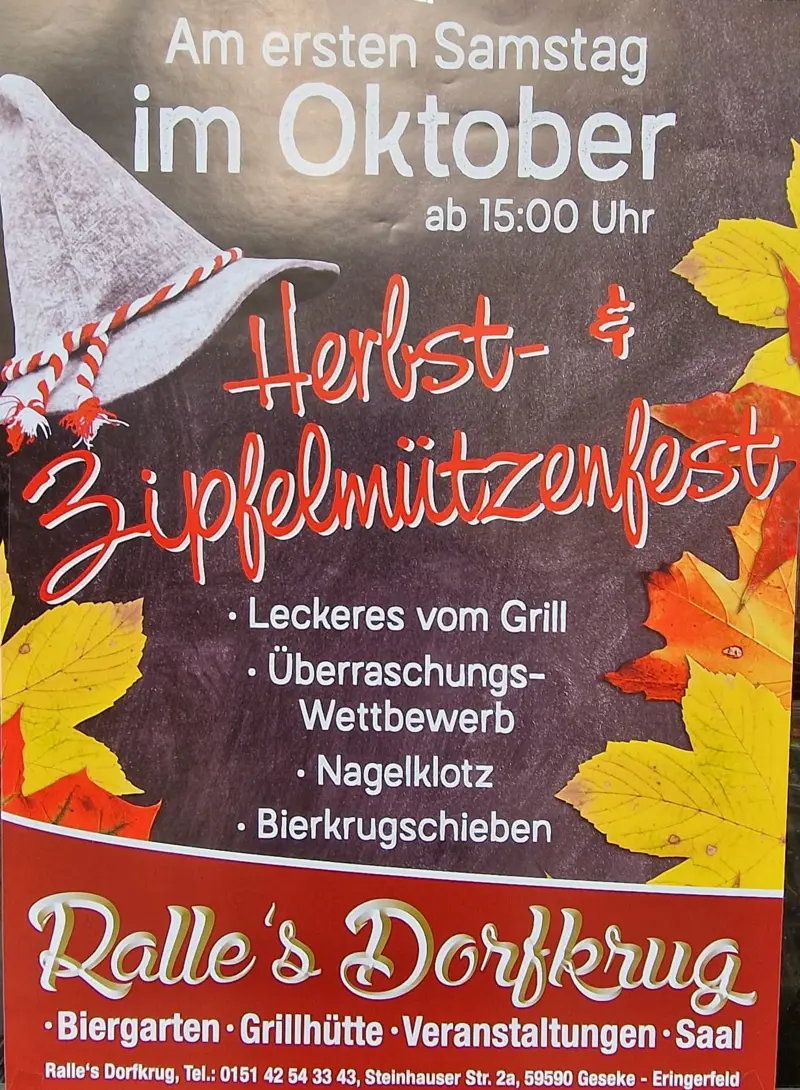 Plakat Zipfelmützenfest